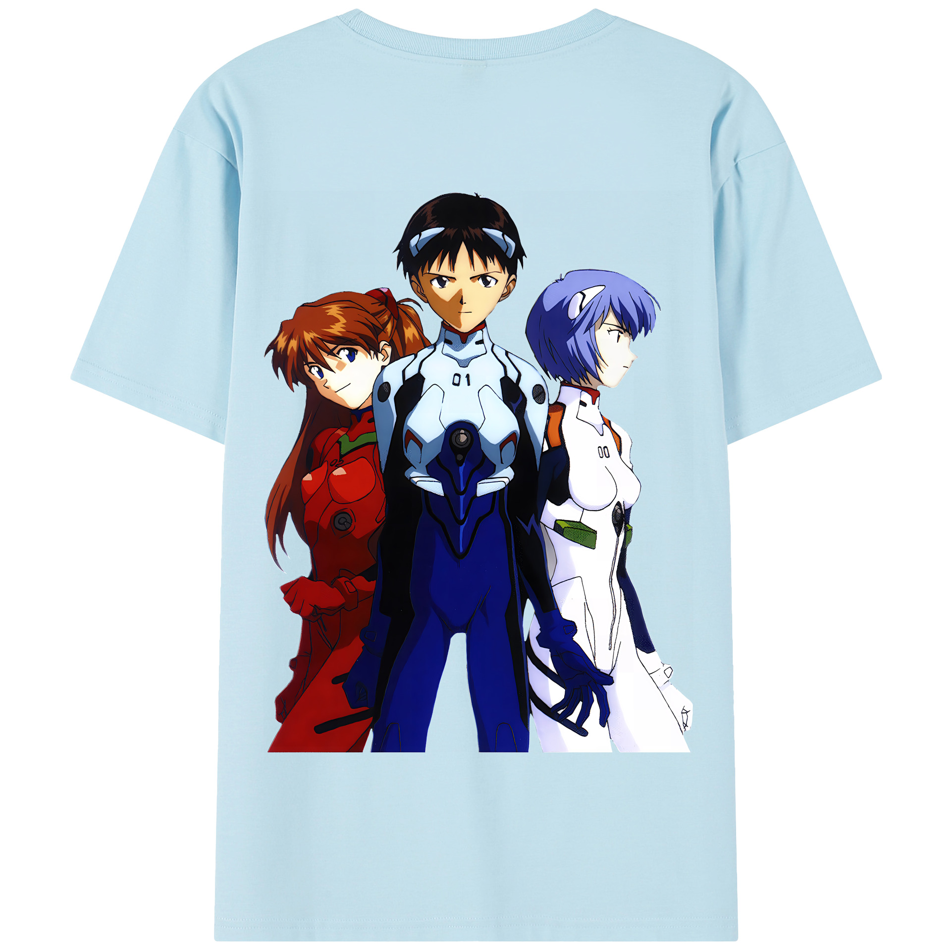 （画像用） EVA 新世紀エヴァンゲリオン 綿100％半袖Tシャツ（背面プリント）